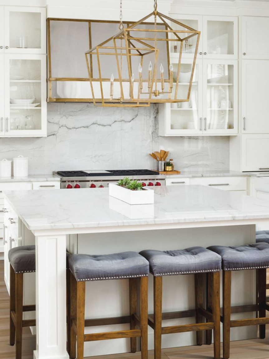 Modern white kitchen